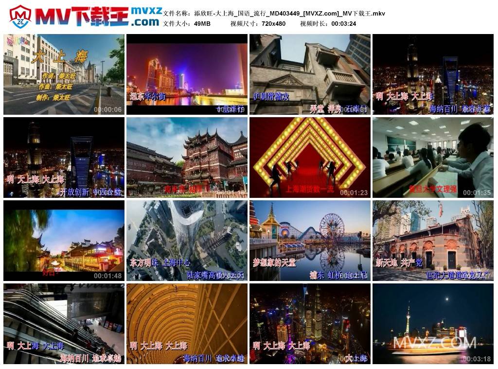 添欣旺-大上海_国语_流行_MD403449